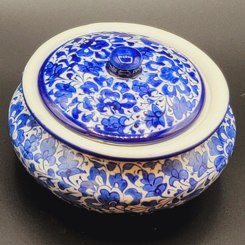 Blue Pottery - Serving Dish with Lid