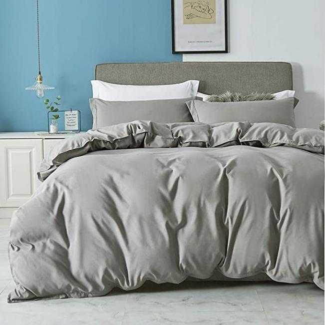 ApexGlobal Full Teal Plain Duvet Cover Bedding Set, Ultra-Soft Brushed Microfiber Duvet Cover Set, Duvet Cover-Zipper Closure, Pillow Shams, Anti-Wrinkle, Fade Resistant