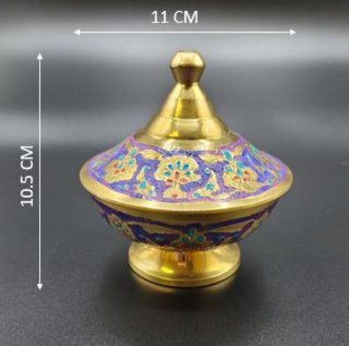 Engraved Metal - Candy Jar / Dish