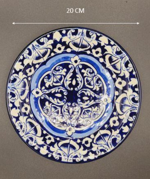 Blue Pottery - Medium Plate