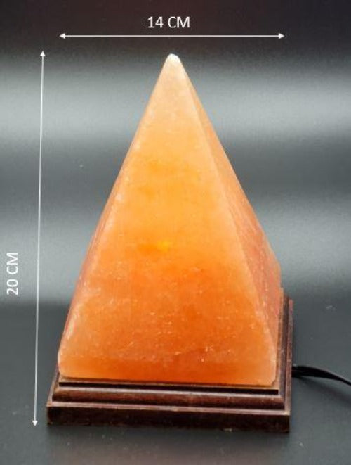 Himalayan Salt - Pyramid Lamp (8 inches, 7 lbs.) Best Gift Item