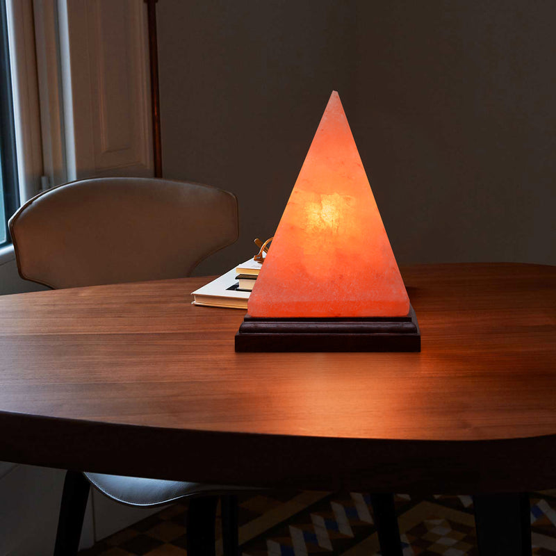 Himalayan Salt - Pyramid Lamp (8 inches, 7 lbs.) Best Gift Item