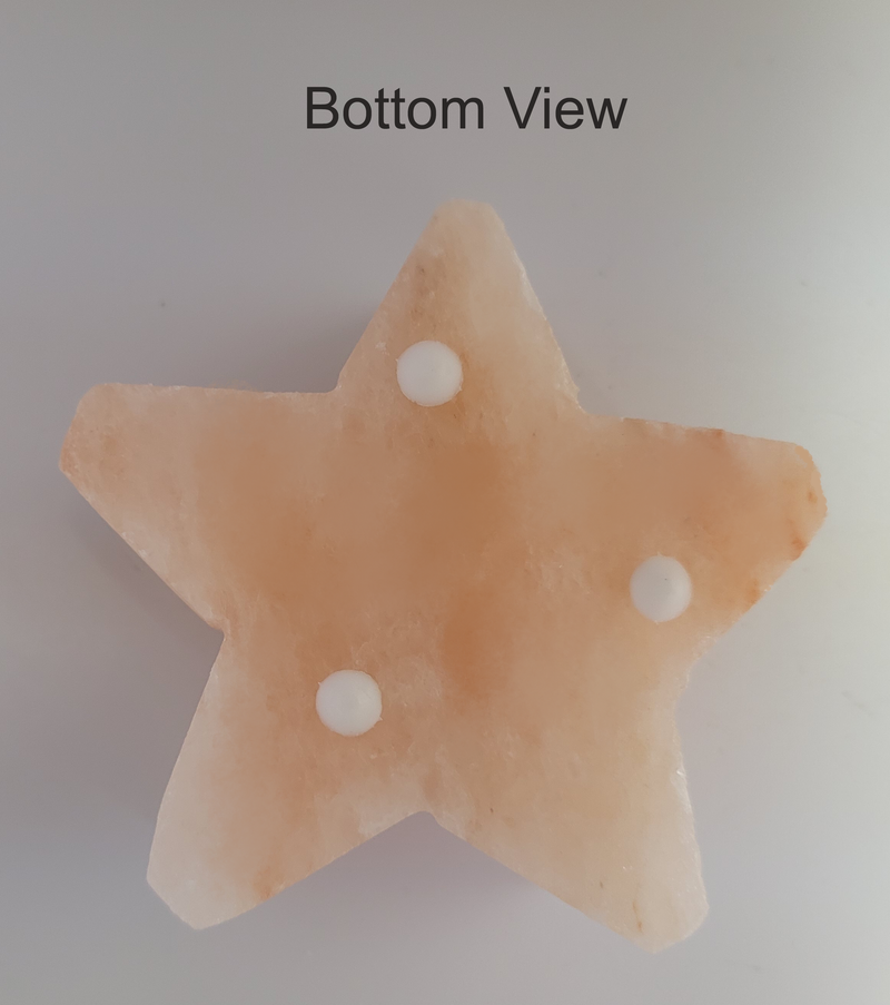 Himalayan Salt - Tea Light Star Shape (2.5 inches, 3.5 lbs.) Best Gift Item