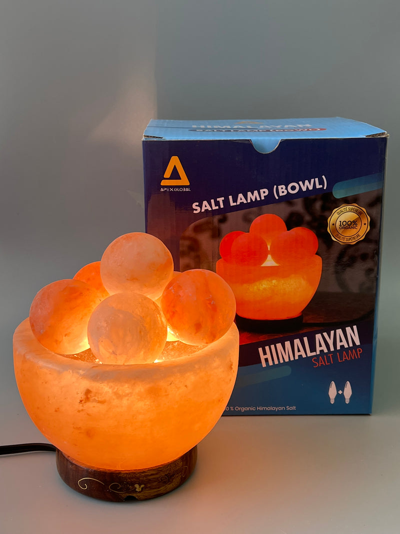 Himalayan Salt Bowl - Round balls (6 inches, 8 lbs.) Best Gift Item