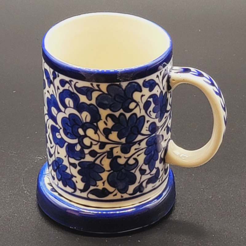 Blue Pottery - Mug with Lid