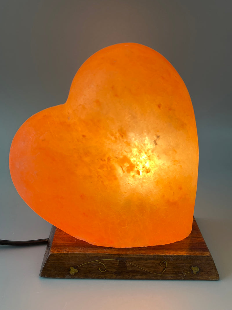 Himalayan Salt - Heart Lamp (6 inches, 6 lbs.) Best Gift Item